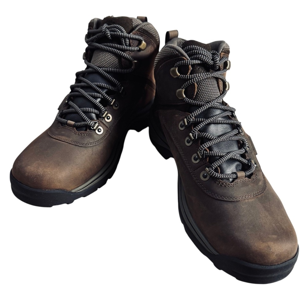 Timberland Waterproof Hiking Boots Brown Oiled Leather Men's US 10 Outdoor Trail